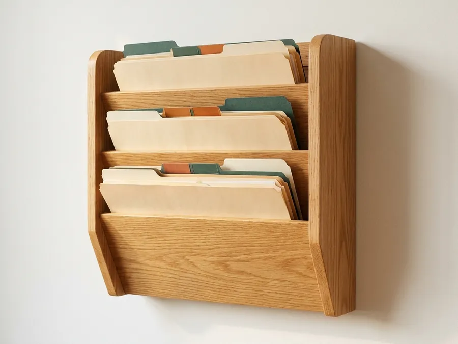 Chart and file holders that keep paperwork orderly at the door for medical and dental offices