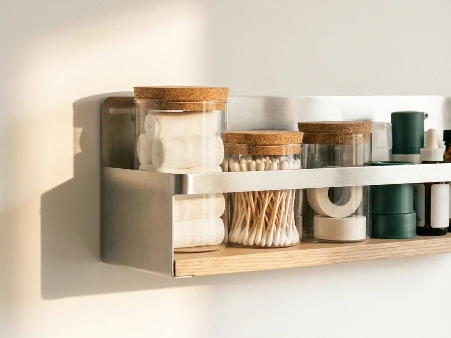 Exam-room and reception fixtures that keep a room orderly for medical and dental offices