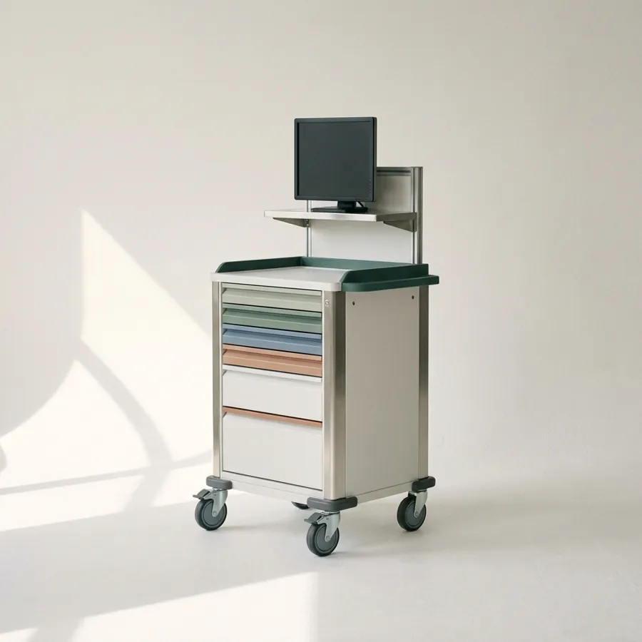 Specialty clinical carts for focused for medical and dental offices
